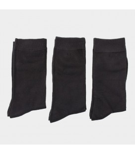 Pack de tres Calcetines hombre de bambú