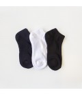 Pack de tres calcetines tobilleros unisex
