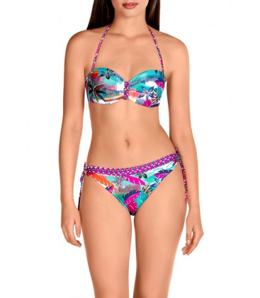 Bikini bandeau copa E con aro y sin foam