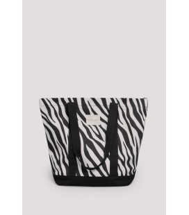 Bolso playero estampado cebras Ysabel Mora