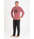Pijama hombre manga larga de verano Pettrus