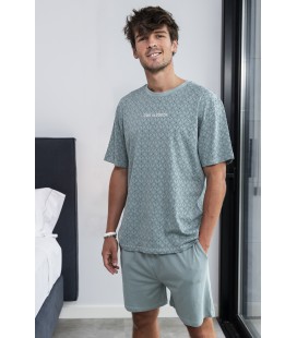 Pijama caballero manga corta Don Algodón