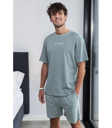 Pijama caballero manga corta Don Algodón