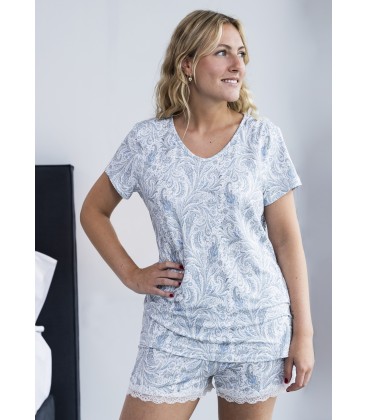 Pijama mujer manga corta Don Algodón