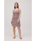 Vestido mujer estampado floral sin mangas