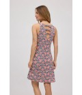 Vestido mujer estampado floral sin mangas