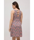 Vestido mujer estampado floral sin mangas
