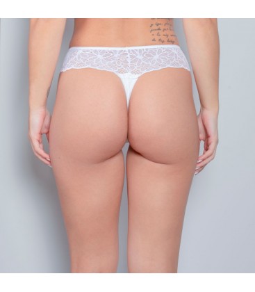 Tanga algodón encaje de Pecado Original