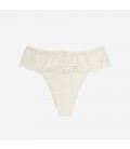 Tanga algodón encaje de Pecado Original