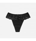 Tanga algodón encaje de Pecado Original