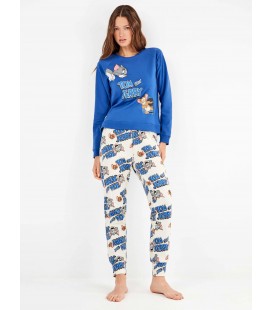 Pijama en punto interlock Tom & Jerry