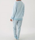 Pijama mujer algodón pantalón largo
