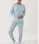 Pijama mujer algodón pantalón largo