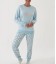 Pijama mujer algodón pantalón largo
