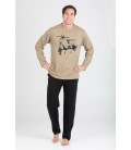 Pijama hombre algodón manga larga Pijama hombre algodón manga larga