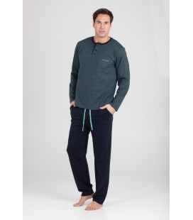 Pijama hombre clásico manga larga Pijama hombre clásico manga larga