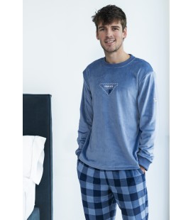 Pijama hombre manga larga Spandex Pijama hombre manga larga Spandex