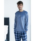 Pijama hombre manga larga Spandex Pijama hombre manga larga Spandex