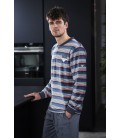 Pijama hombre manga larga Spandex Pijama hombre manga larga Spandex