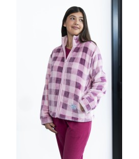 Bata corta mujer con cierre de cremallera Bata corta mujer con cierre de cremallera