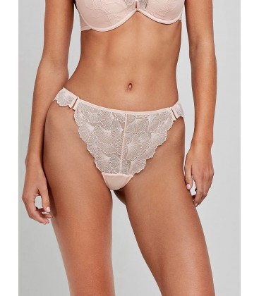 Braguita brasileña en tul bordado con flores