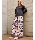 Pijama pantalón largo estampado de Gisela