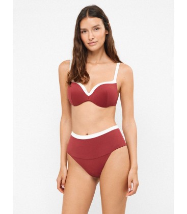 Bikini bicolor con aros integrados Gisela