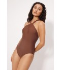 Bañador reductor marrón copa B