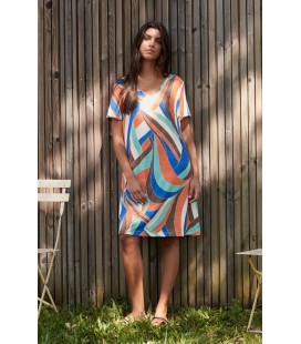 Vestido señora manga corta de Belty