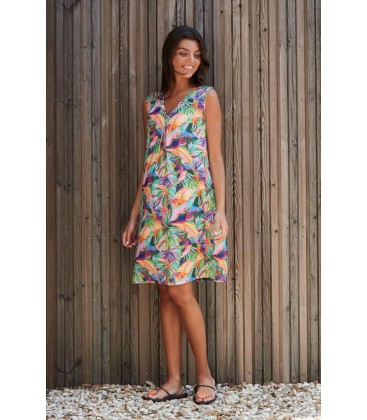 Vestido estampado sin mangas Belty