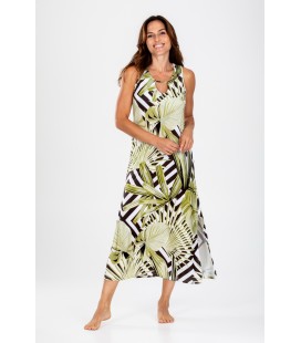 Vestido estampado sin mangas Belty