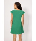 Vestido corto manga caida Ysabel Mora