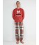 Pijama Harry Potter pantalón cuadros