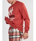 Pijama Harry Potter pantalón cuadros