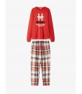 Pijama Harry Potter pantalón cuadros