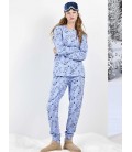 Pijama largo con estampado de Snoopy