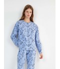 Pijama largo con estampado de Snoopy