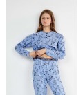 Pijama largo con estampado de Snoopy