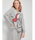 Pijama largo de mujer print Bugs Bunny