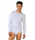 Camiseta afelpada manga larga de hombre