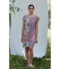 Vestido de mujer estampado patchwork