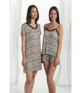 Vestido botones señora oferta — PIJAMAS CUE