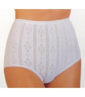 4 Piezas/pack Bragas De Talla Grande Para Mujeres Con Cintura Alta Y Tejido  Con Patrón De Encaje Con Función De Control Del Abdomen, Moda de Mujer