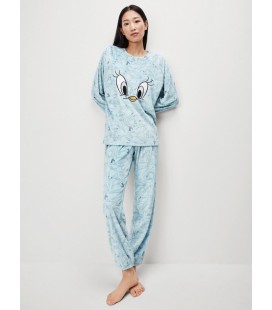 Pijama largo de Looney Tunes en tejido polar